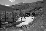 dilapidated mine entrance