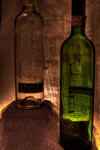 HDR wine bottles