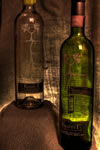 high dynamic range wine bottles