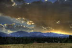 mountain sunset image
