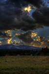 HDR sunset image