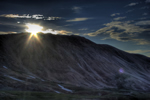 sunrise high dynamic range image