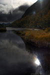 sun reflection photo